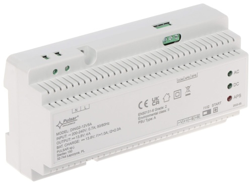 Zasilacz buforowy impulsowy DING2-12V5A Pulsar
