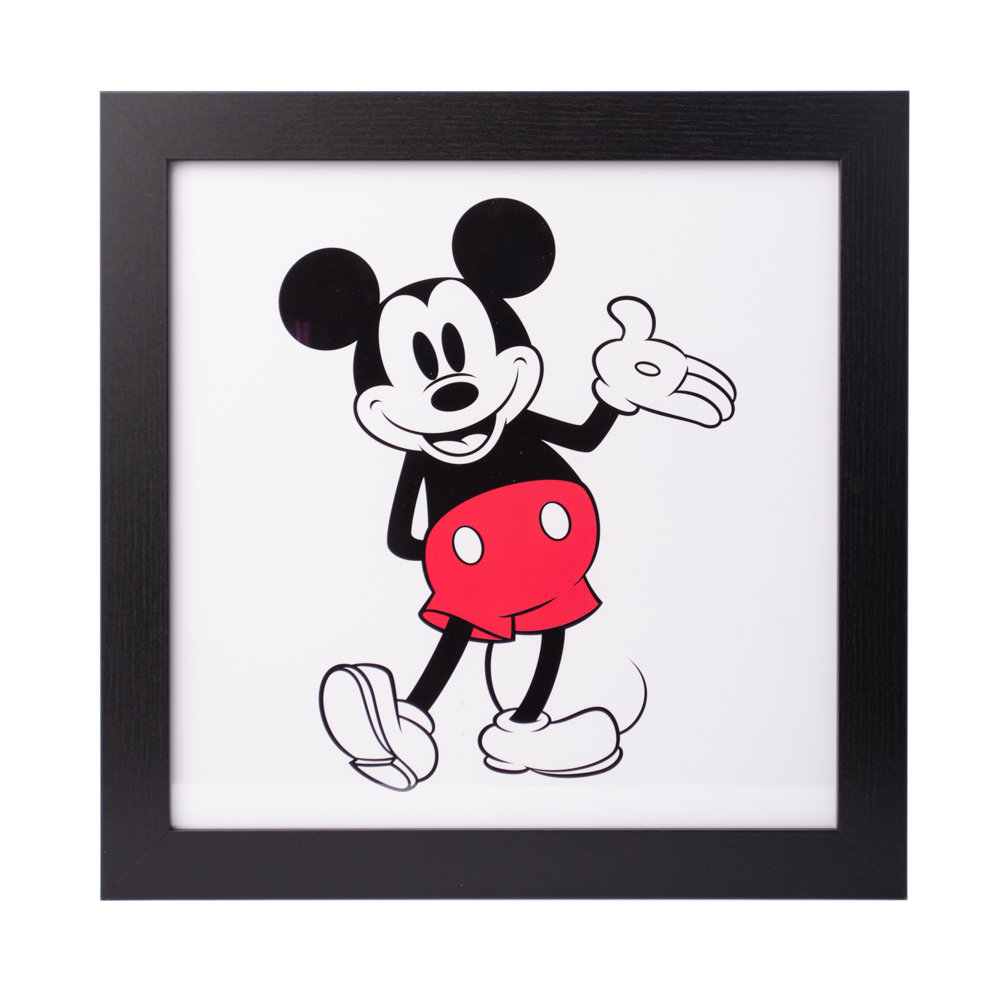 NADRUKU ENMARCADO 30X30 CM DISNEY MICKEY KLASYCZNY