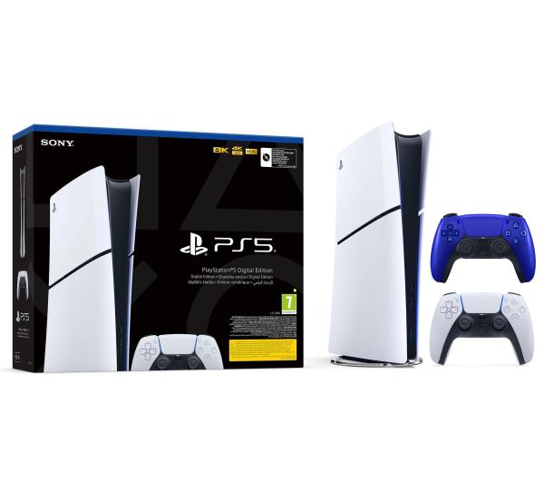 Sony PlayStation 5 Digital Slim D Chassis PS5 1TB + Dodatkowy Pad Kobaltowy błękit