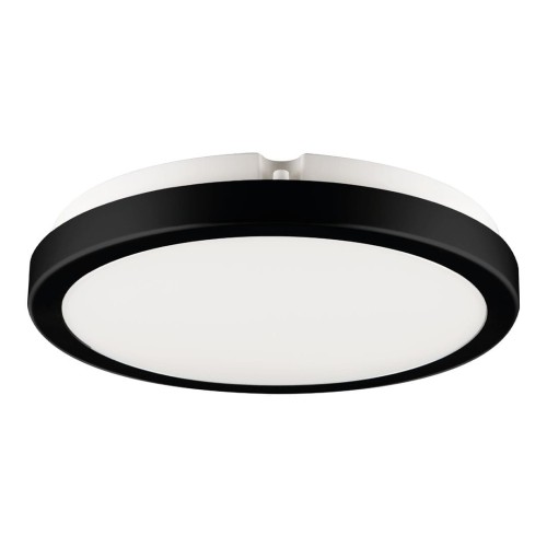 Vera D28 plafon LED IP65/24W/4000K czarny EKP0473