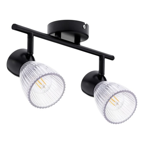 Best lampa sufitowa (spot) 2xE14 czarna ML9971