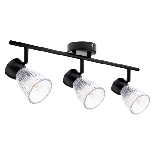Best lampa sufitowa (spot) 3xE14 czarna ML9972