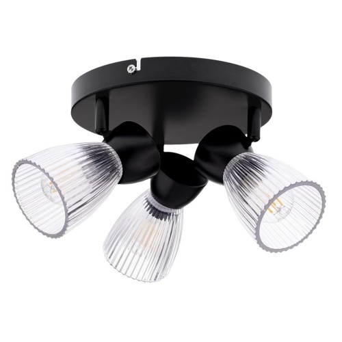 Best lampa sufitowa (spot) 3xE14 czarna ML9973