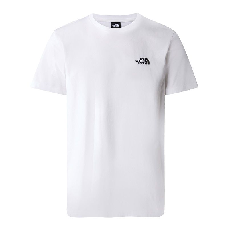 Koszulka The North Face Simple Dome 0A87NGFN41 - biała