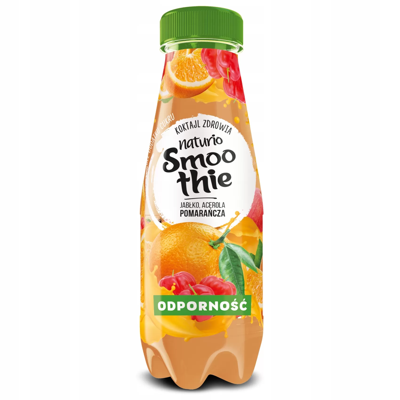 Smoothie - Odporność - Jabłko, Pomarańcza + Acerola Naturio, 300 ml