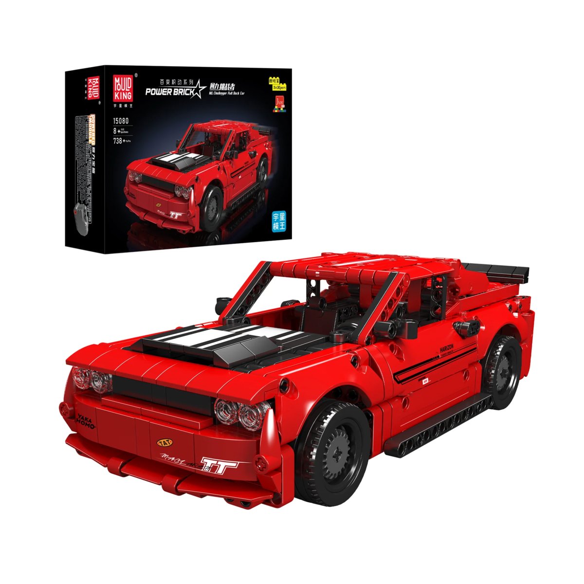 Auto Challenger z napędem - Klocki MOULD KING 738el. TECHNIC