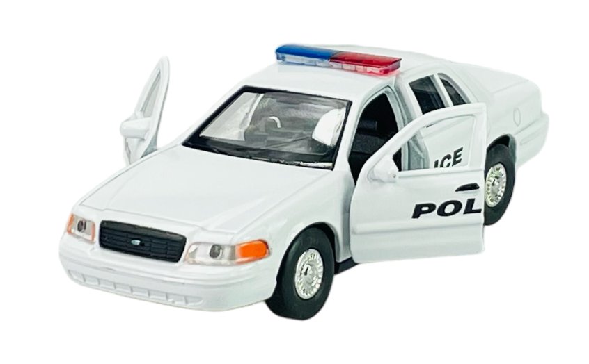 WELLY 1999 FORD CROWN VICTORIA POLICJA PROSTY KOGUT 1:34 SAMOCHÓD NOWY METALOWY MODEL