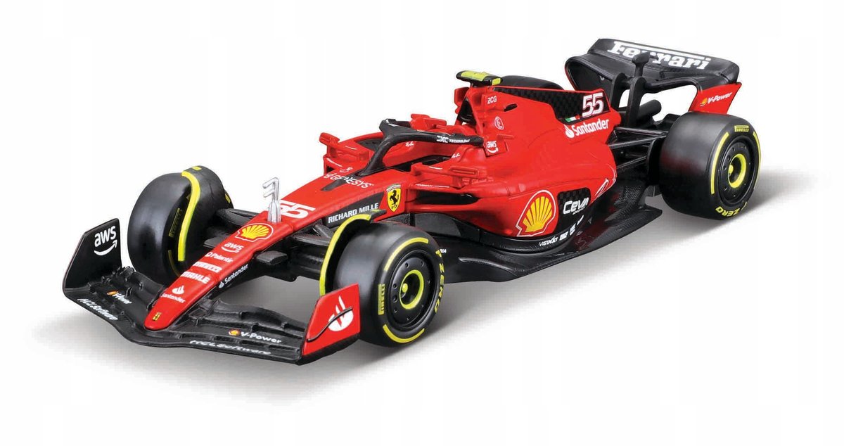 BOLID F1 Ferrari SF-23 Carlos Sainz 1:43 model BBURAGO 36836