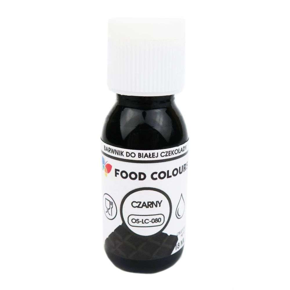 Barwnik Czarny 18 ml w żelu do czekolady, mas tłustych Food Colours