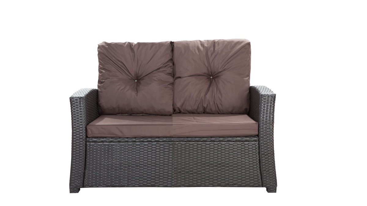 Poduszki na meble rattanowe, 112x52x7+ 2*50x56cm