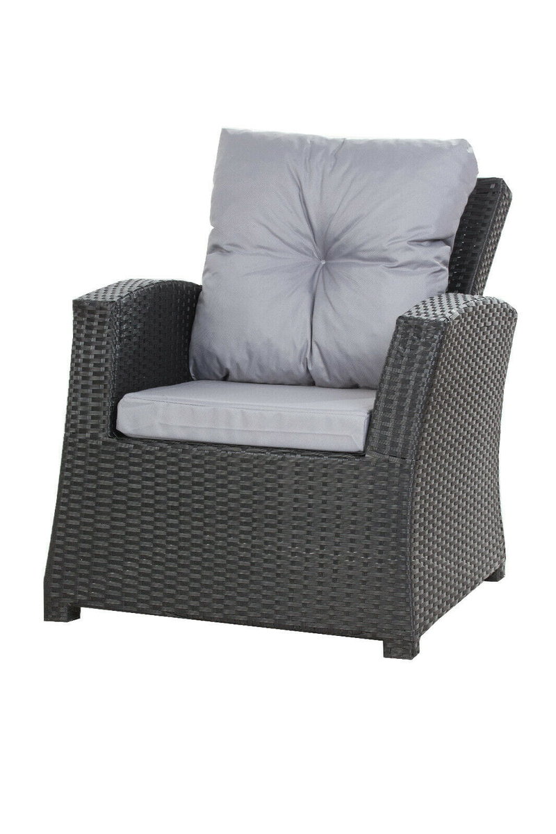 Poduszki na fotel ogrodowy, 52x56x7cm+ 50x56cm., szary