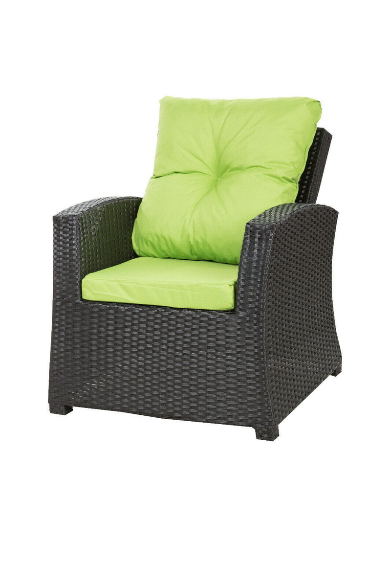 Poduszki na fotel ogrodowy, 52x56x7cm+ 50x56cm., limonka
