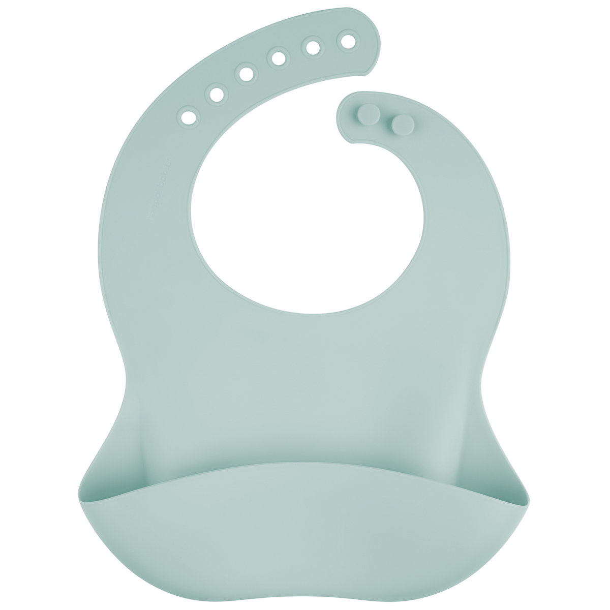 Canpol babies wodoodporny śliniak silikonowy z kieszonką i zapięciem