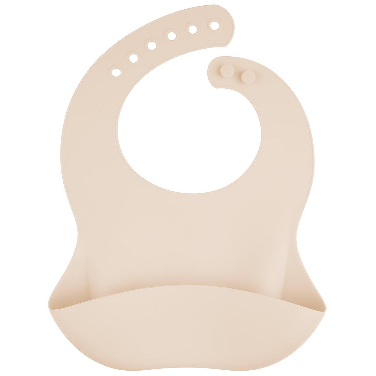 Canpol babies wodoodporny śliniak silikonowy z kieszonką i zapięciem
