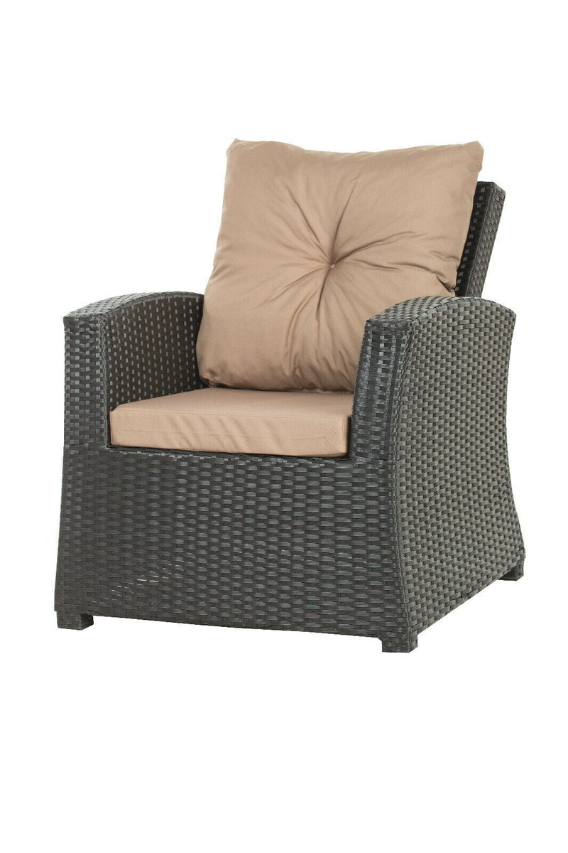 Poduszki na fotel ogrodowy, 52x56x7cm+ 50x56cm., beżowy
