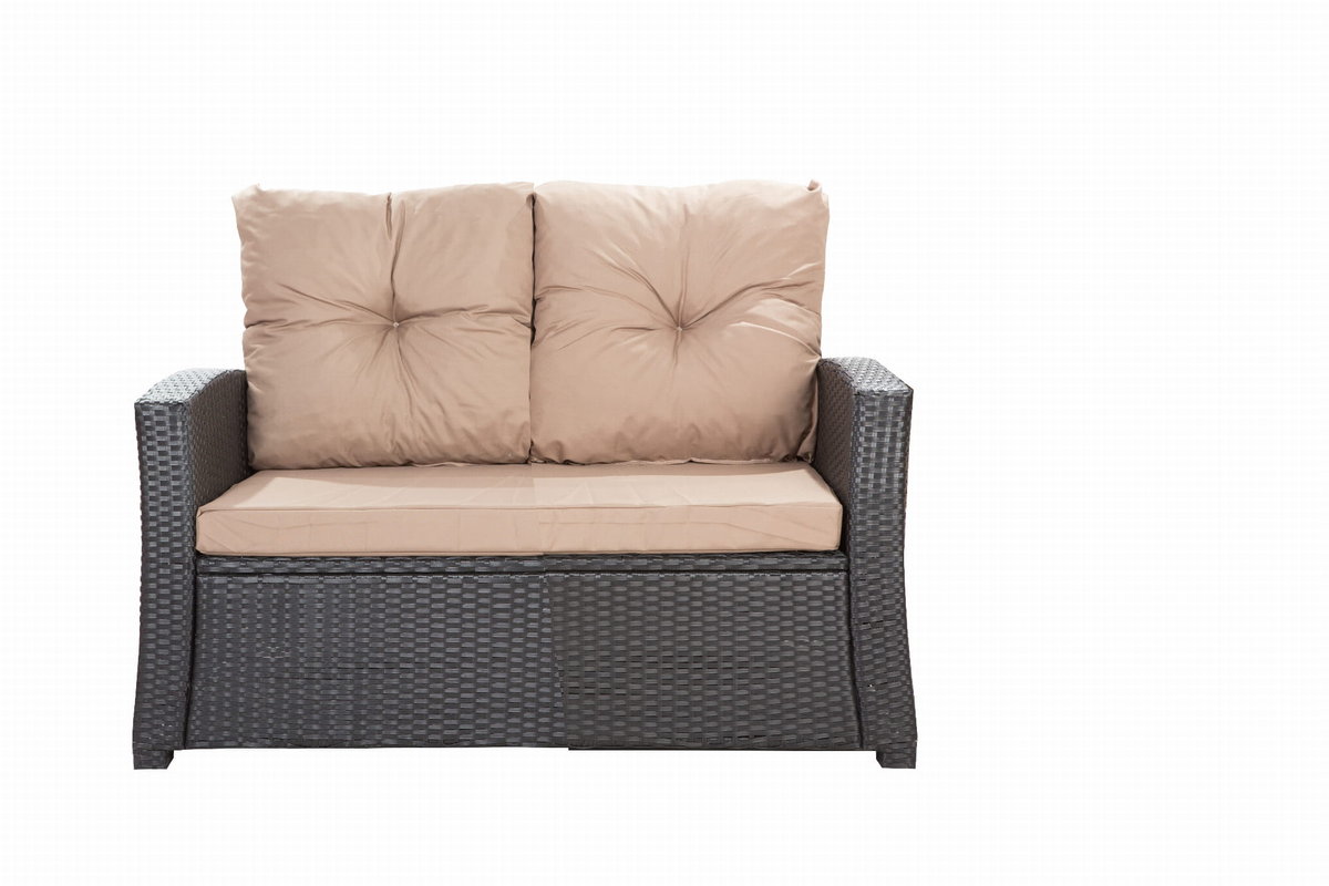 Poduszki na meble rattanowe, 112x52x7+ 2*50x56cm