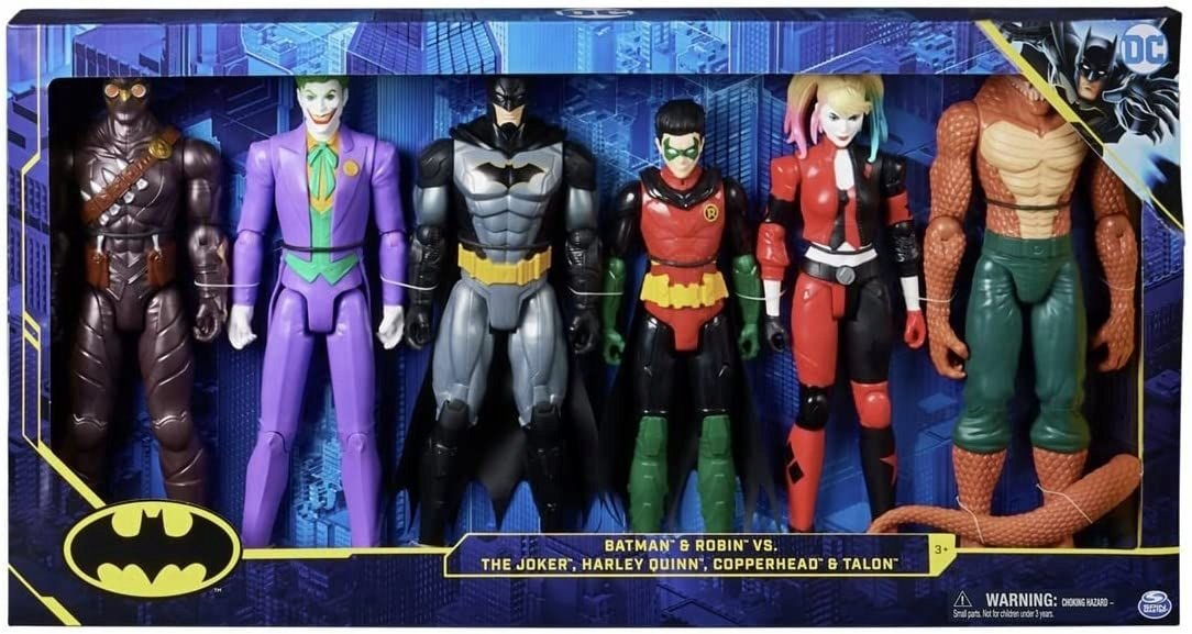 Batman i Robin Kontra Złoczyńcy 6 Figurek 30 cm