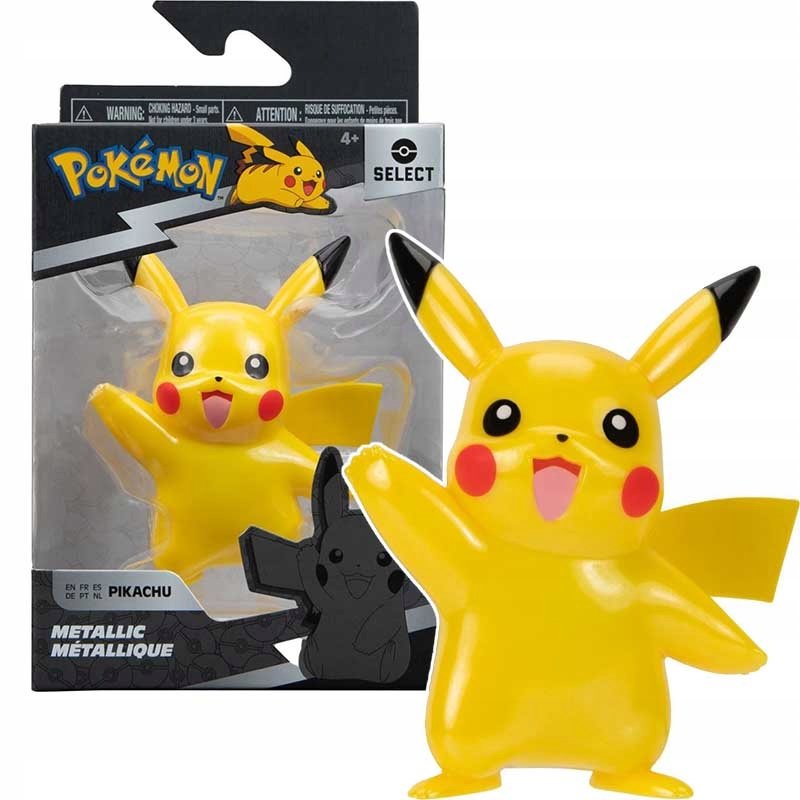 POKEMON Select Metaliczna Figurka PIKACHU