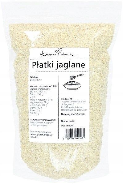 ﻿Płatki jaglane KUCHNIA ZDROWIA 1kg jaglanka
