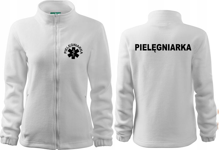 Polar medyczny HAFT Pielęgniarka damski M Biały