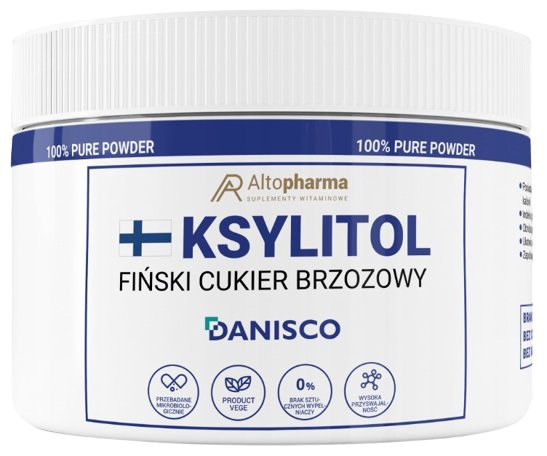 AltoPharma Ksylitol Brzozowy Fiński Danisko 250g 100% Czysty