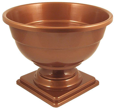 Wysokiej jakości doniczka wykonana z tworzywa sztucznego.