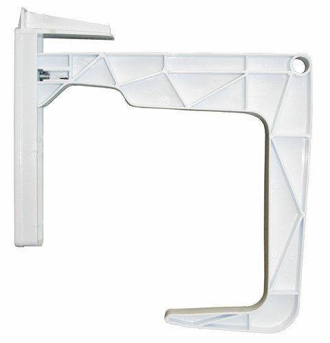 Wysokiej jakości, wytrzymały uchwyt do mocowania doniczek balkonowych z możliwością regulacji.