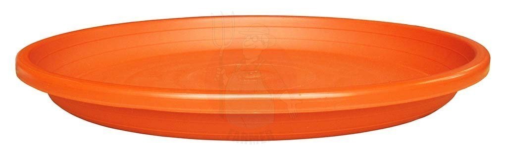 Estetyczna, wytrzymała podstawka pod doniczki wykonana z tworzywa sztucznego.