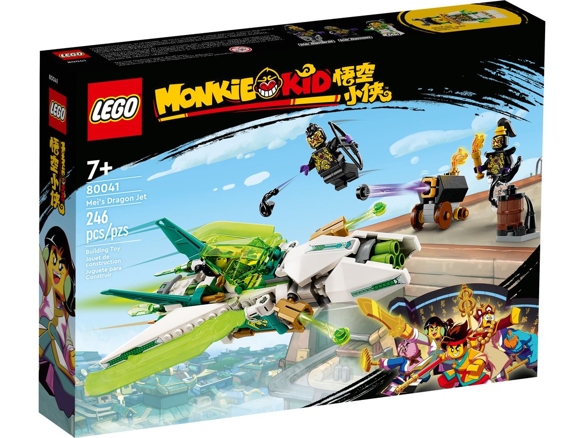 LEGO 80041 Monkie Kid Smoczy odrzutowiec Mei