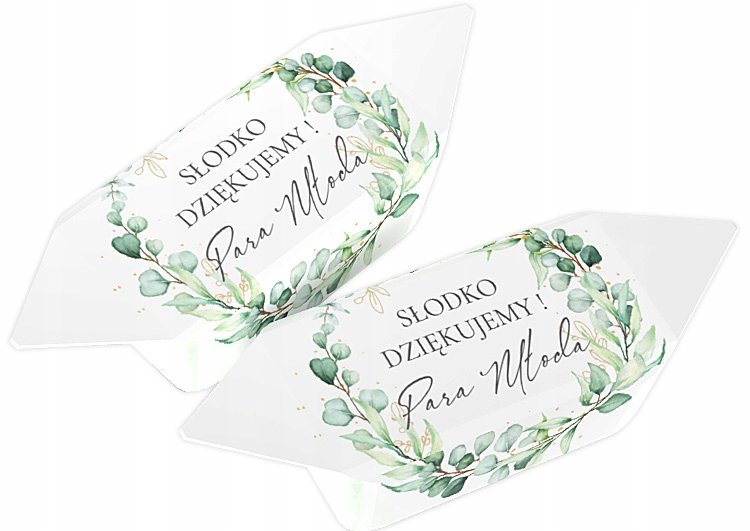 Krówki na ślub wesele podziękowanie dla gości WZ9