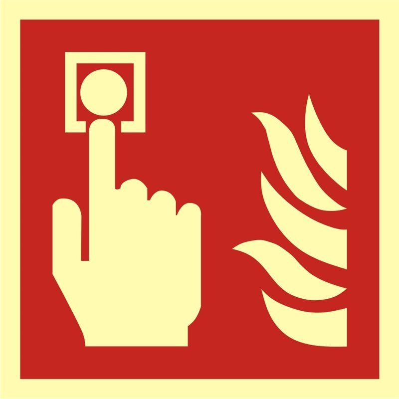 Bf005 Alarm Pożarowy 15X15 Płyta Fotoluminescenc Libres Polska Sp