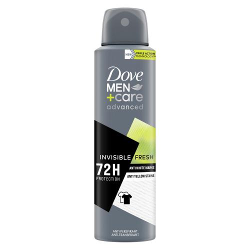 Dove Men + Care Advanced Invisible Fresh 72H Antyperspirant dla mężczyzn 150 ml