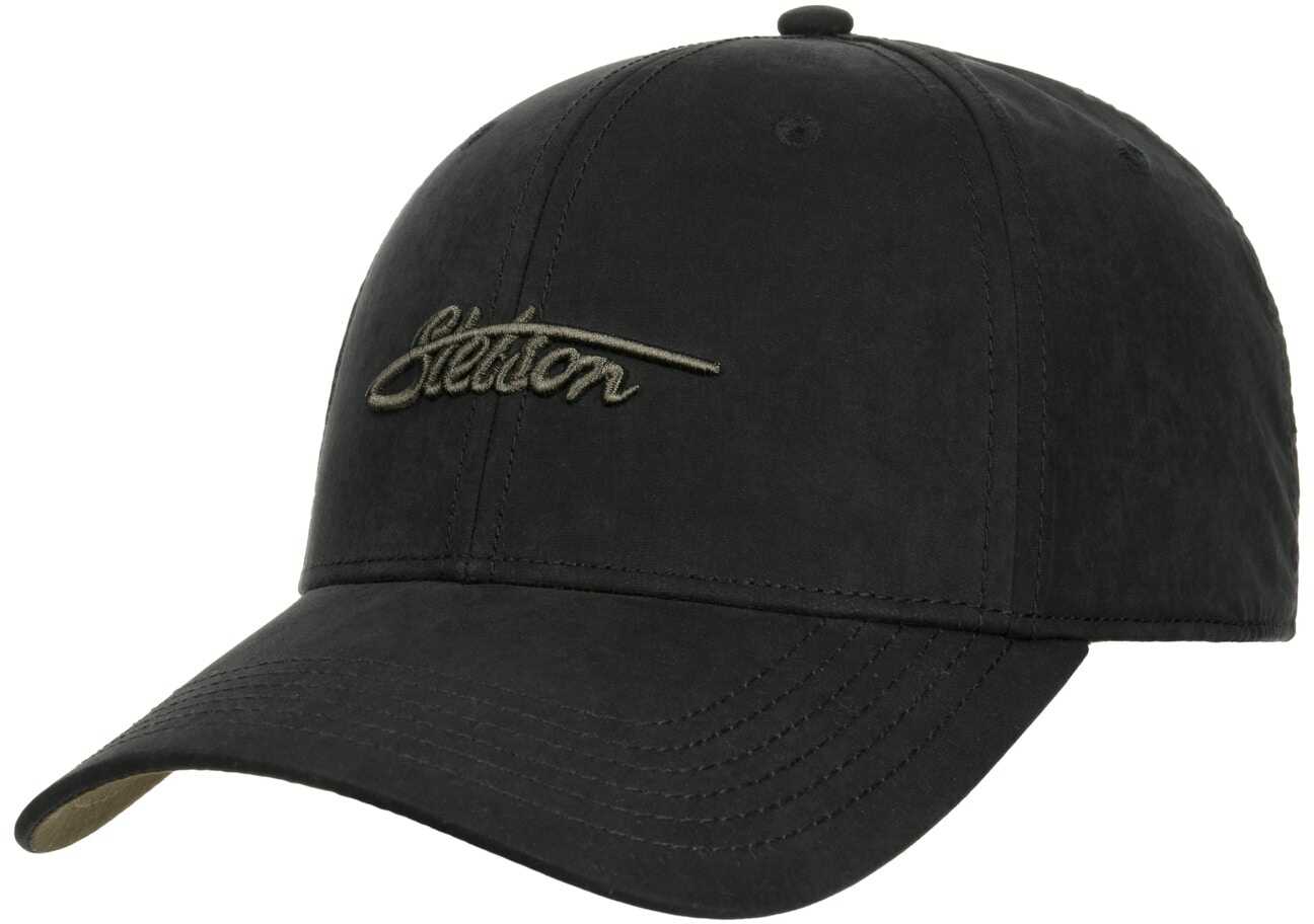 Czapka Waxed Cotton WR by Stetson, czarny, One Size