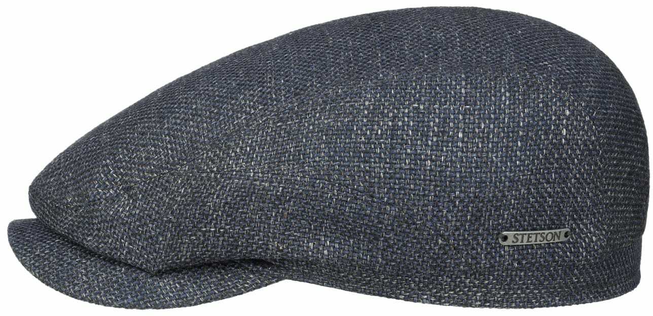 Kaszkiet z Lnem Taleco Wool by Stetson, niebiesko-szary, 59 cm
