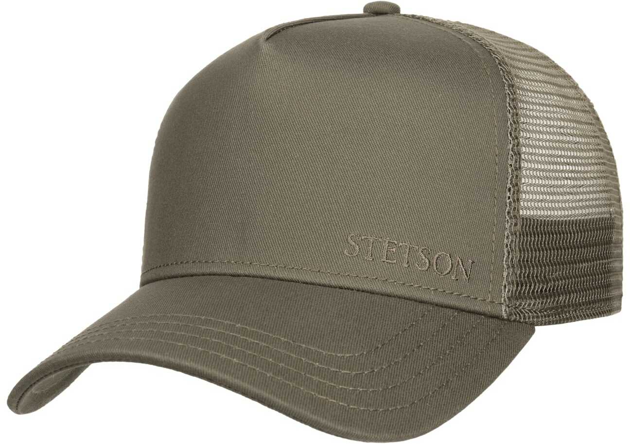 Czapka Classic Cotton Trucker by Stetson, khaki, One Size