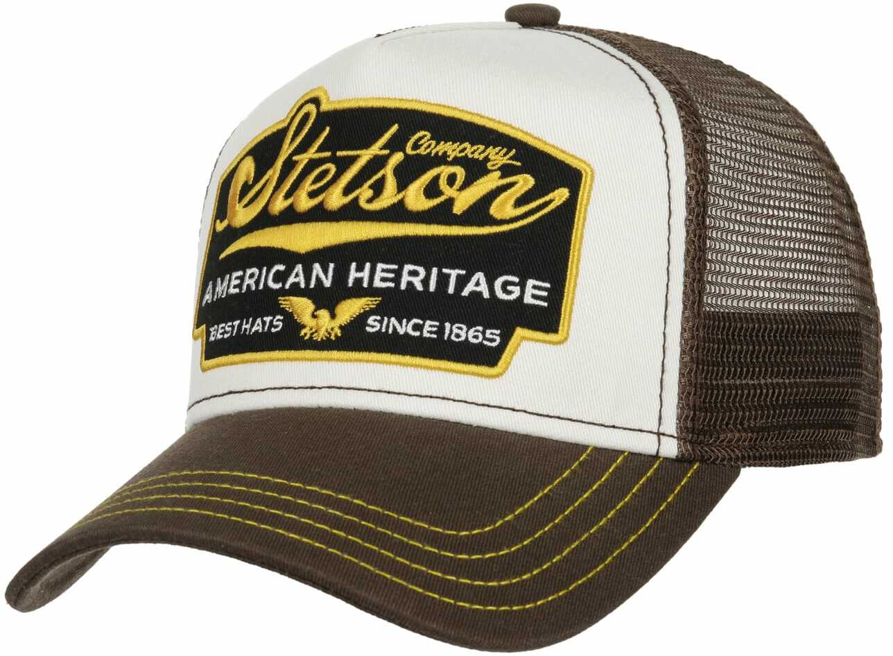 Czapka American Heritage Trucker by Stetson, ciemnobrązowy , One Size