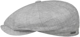 Kaszkiet z Lnu Hatteras Classic by Stetson, jasnoszary, 59 cm