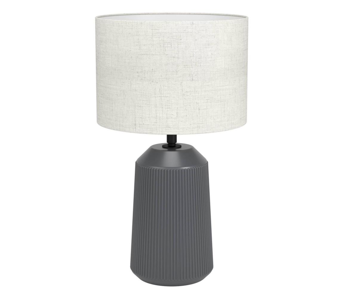 Eglo 900824 - Lampa stołowa CAPALBIO 1xE27/40W/230V szara