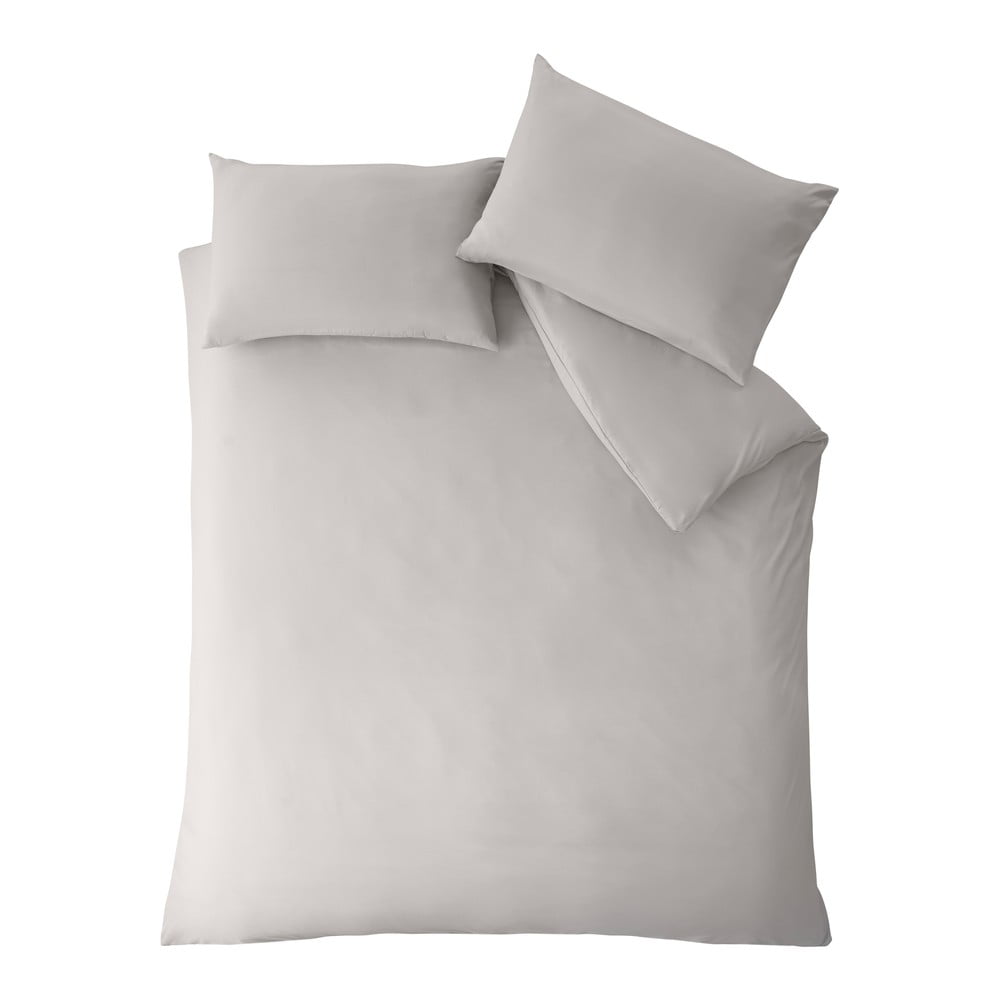 Szara pościel dwuosobowa 200x200 cm So Soft Easy Iron – Catherine Lansfield