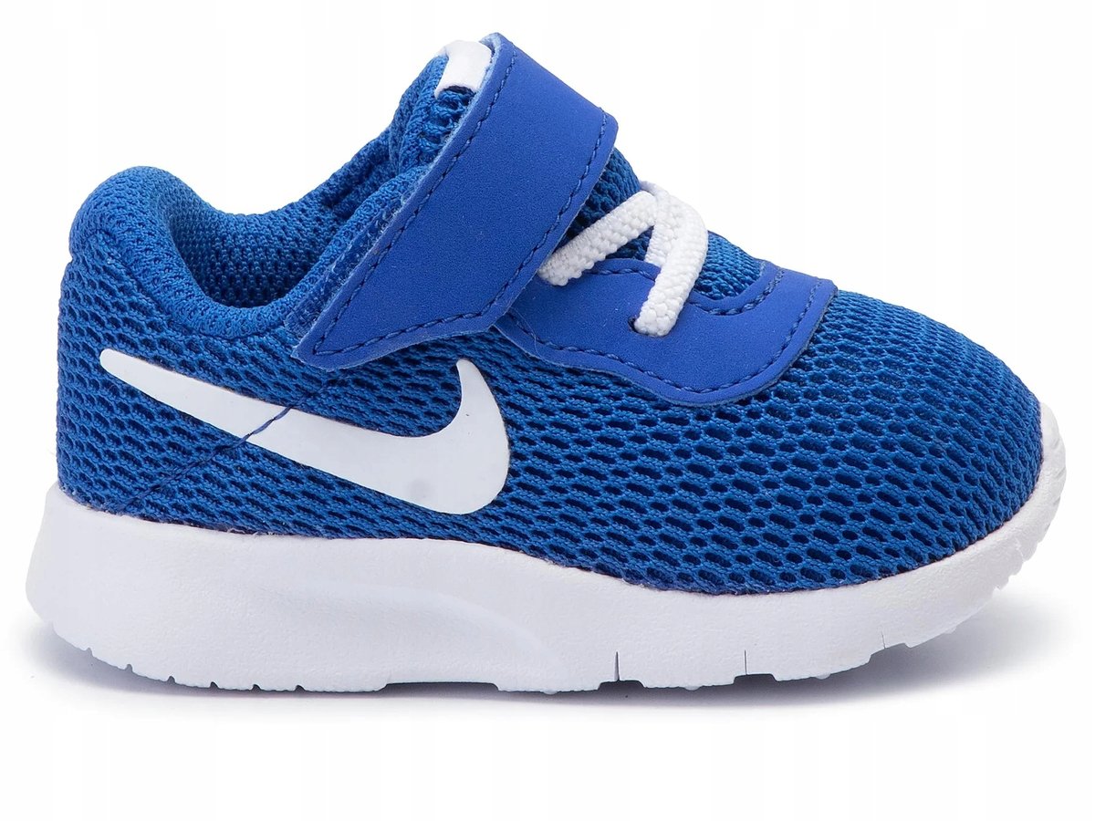 BUTY dziecięce NIKE TANJUN 818383-400 na rzepy niebieskie 22