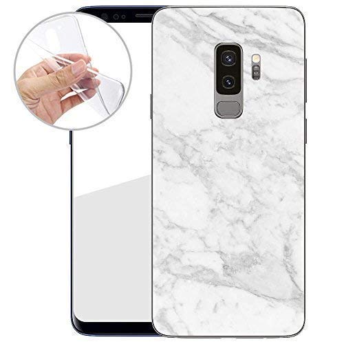 Finoo Etui na telefon Tpu do Twojego Samsung Galaxy S9 Plus Made in Germany etui dla optymalnej ochrony silikonowe etui ochronne do Twojego Samsung Galaxy S9 Plus marmur 03