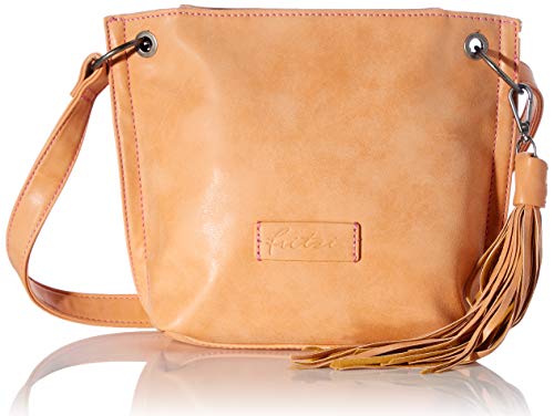 Fritzi aus Preussen Damska torebka Fritzi Cross 2 mała saszetka, jeden rozmiar, Brzoskwiniowa impreza, 20,5x22,5x8,5 cm