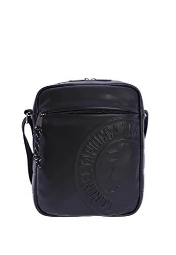 Coronel Tapiocca Męskie torby na ramię Bolso Bandolera para Hombre o, 21x6x26 cm, czarny/biały, 21x6x26 cm