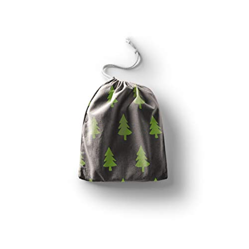 Bonamaison Torba na produkty bawełniane z nadrukiem ze sznurkiem, torba na zakupy wielokrotnego użytku, biodegradowalne torby ekologiczne, torba podróżna, saszetka, torba na zakupy, przyjazna dla