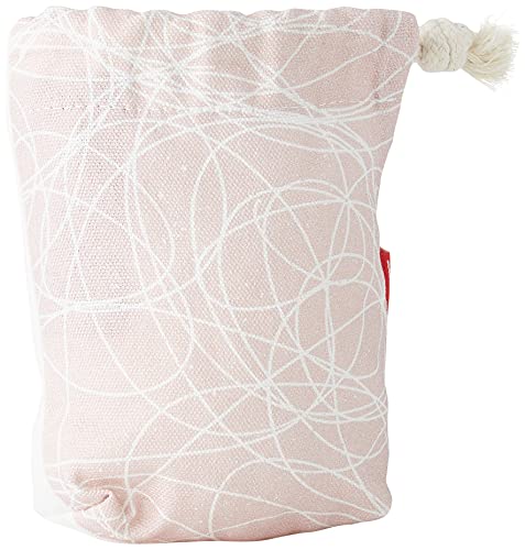 Bonamaison Torba na produkty bawełniane z nadrukiem ze sznurkiem, torba na zakupy wielokrotnego użytku, biodegradowalne torby ekologiczne, torba podróżna, saszetka, torba na zakupy, przyjazna dla