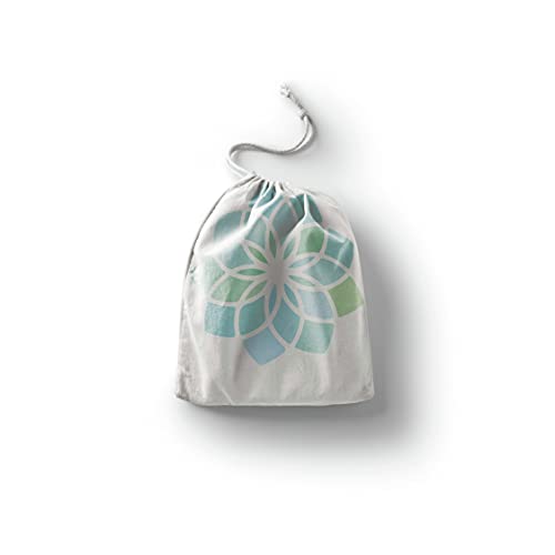 Bonamaison Torba na produkty bawełniane z nadrukiem ze sznurkiem, torba na zakupy wielokrotnego użytku, biodegradowalne torby ekologiczne, torba podróżna, saszetka, torba na zakupy, przyjazna dla