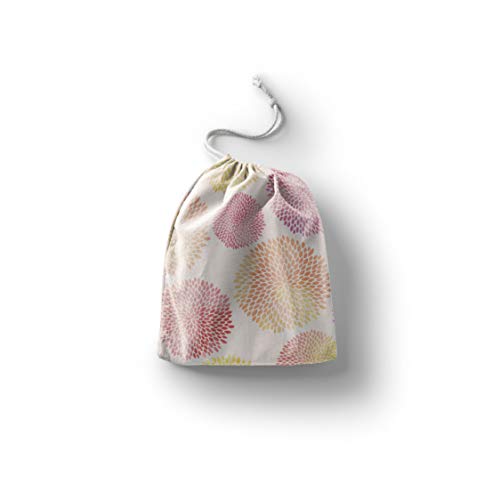 Bonamaison Torba na produkty bawełniane z nadrukiem ze sznurkiem, torba na zakupy wielokrotnego użytku, biodegradowalne torby ekologiczne, torba podróżna, saszetka, torba na zakupy, przyjazna dla