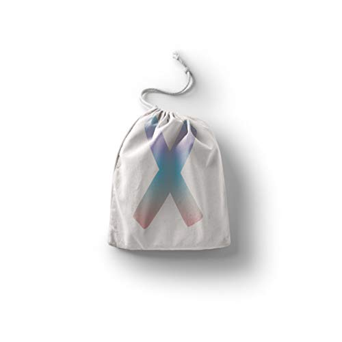 Bonamaison Torba na produkty bawełniane z nadrukiem ze sznurkiem, torba na zakupy wielokrotnego użytku, biodegradowalne torby ekologiczne, torba podróżna, saszetka, torba na zakupy, przyjazna dla