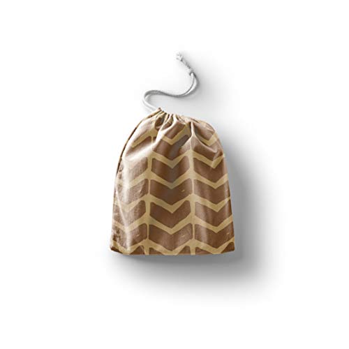 Bonamaison Torba na produkty bawełniane z nadrukiem ze sznurkiem, torba na zakupy wielokrotnego użytku, biodegradowalne torby ekologiczne, torba podróżna, saszetka, torba na zakupy, przyjazna dla