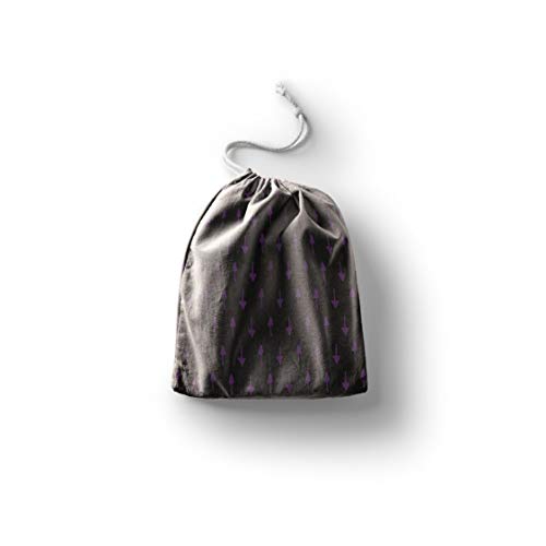 Bonamaison Torba na produkty bawełniane z nadrukiem ze sznurkiem, torba na zakupy wielokrotnego użytku, biodegradowalne torby ekologiczne, torba podróżna, saszetka, torba na zakupy, przyjazna dla